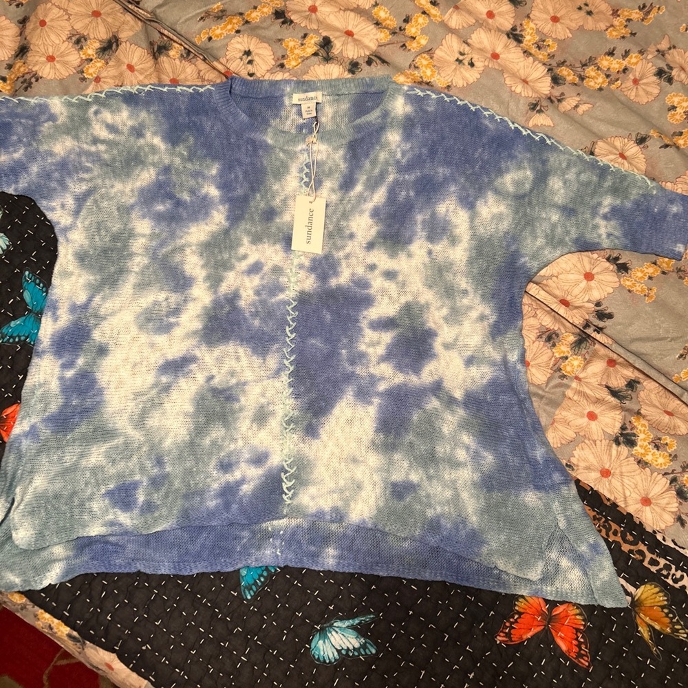 Sundance Catalog Very lightweight tie dyed sweater.  Oversized, gorgeous! M/L
